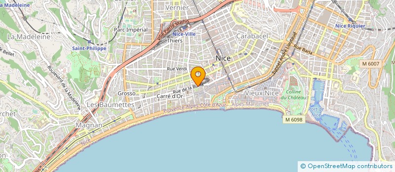 localisation de l'entreprise INDIVISION BERTRAND MARCELLE à NICE
