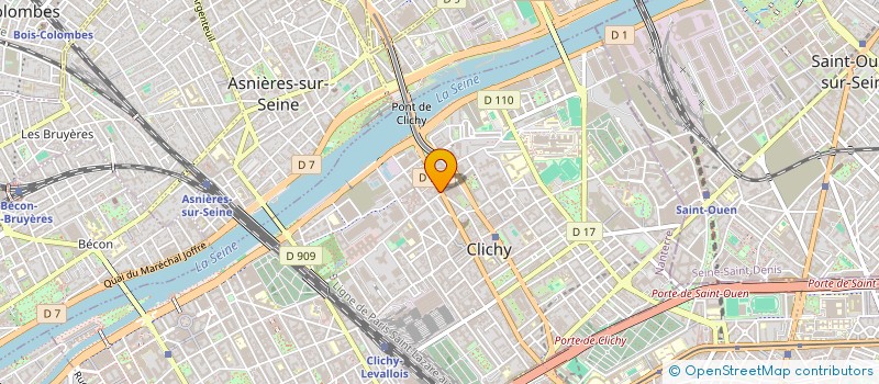 localisation de l'entreprise INDIVISION BERTU  CLICHY