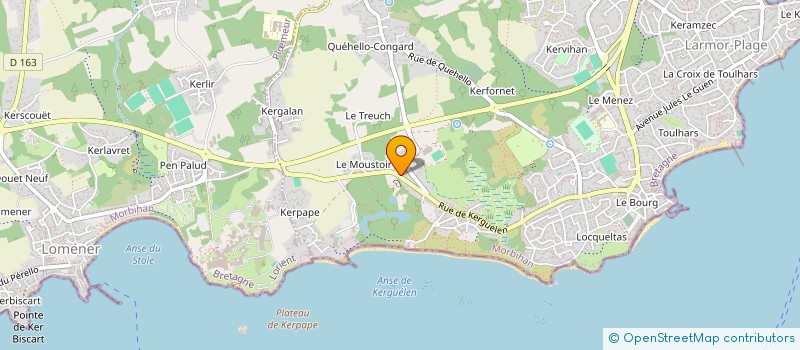 localisation de l'entreprise INDIVISION BERVAS-LAHAYE à LARMOR-PLAGE