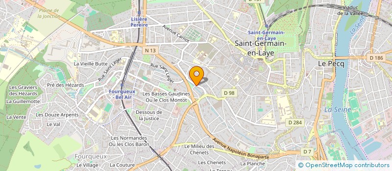 localisation de l'entreprise INDIVISION BESCIOJIAN SARAH ET EDMOND  SAINT-GERMAIN-EN-LAYE