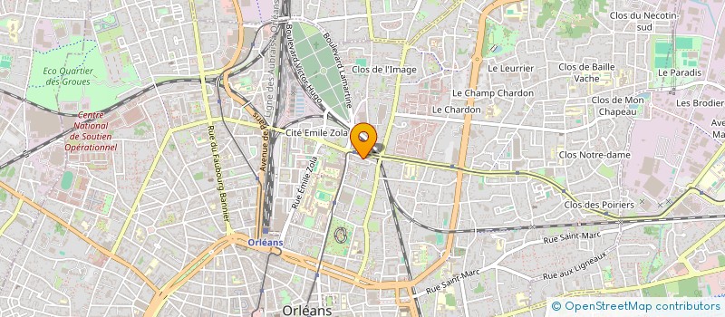 localisation de l'entreprise INDIVISION BESNARD-BASSEVILLE  ORLEANS