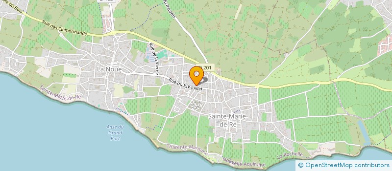 localisation de l'entreprise INDIVISION BESNIER MARC ET GERALDINE  SAINTE-MARIE-DE-RE