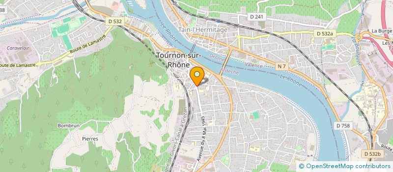 localisation de l'entreprise INDIVISION BESSON BLACHON à TOURNON-SUR-RHONE