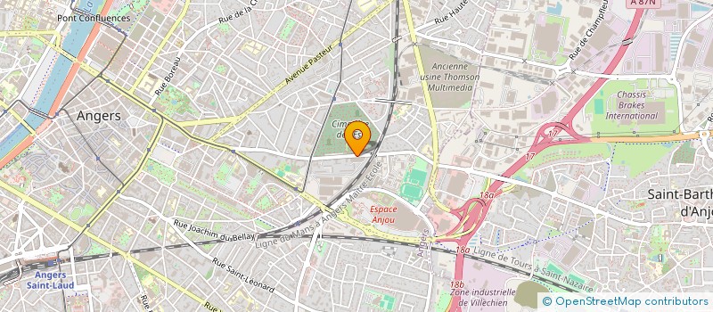 localisation de l'entreprise INDIVISION BESSONNEAU-GILLET à ANGERS