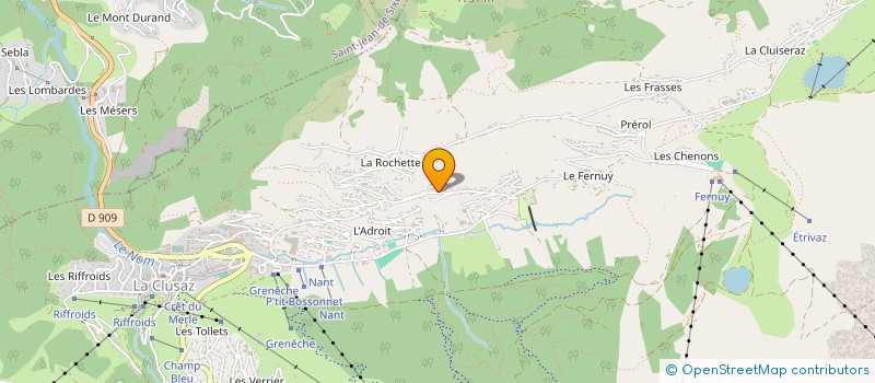 localisation de l'entreprise INDIVISION BETEMPS à LA CLUSAZ