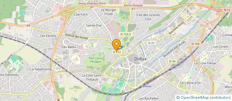 localisation de l'entreprise INDIVISION BETRON à DREUX