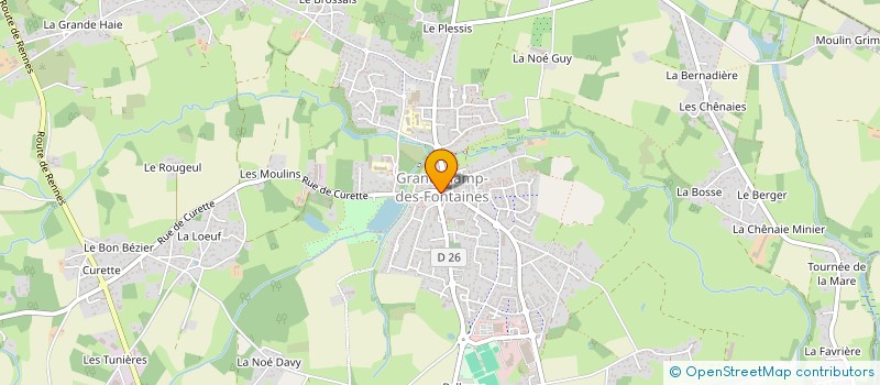 localisation de l'entreprise INDIVISION BEUREL  TREILLIERES