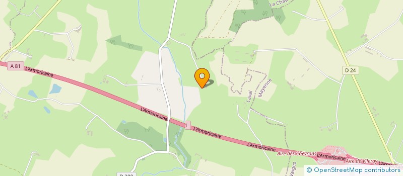 localisation de l'entreprise INDIVISION BEURION ET VANDERGHOTE  SOULGE-SUR-OUETTE