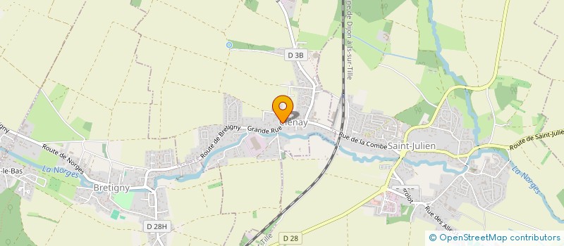 localisation de l'entreprise INDIVISION BEURTHERET CLENAY  CLENAY