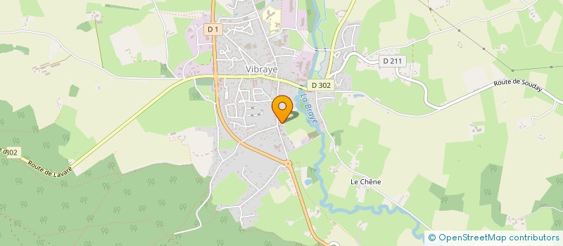 localisation de l'entreprise INDIVISION BEZARD  VIBRAYE