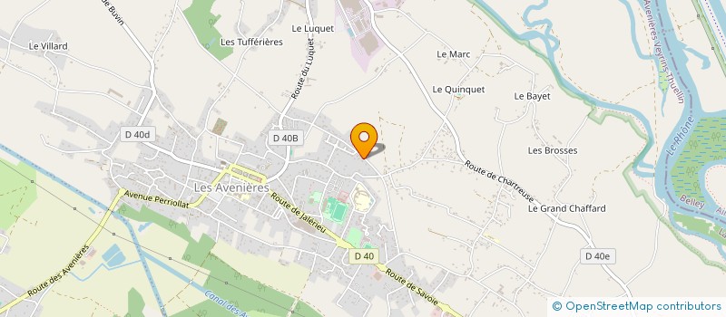 localisation de l'entreprise INDIVISION BIARD  LES AVENIERES VEYRINS-THUELLIN