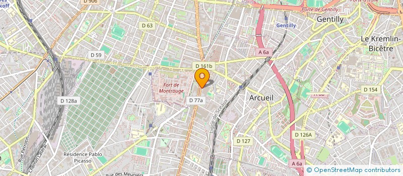 localisation de l'entreprise INDIVISION BIAUGEAUD à ARCUEIL