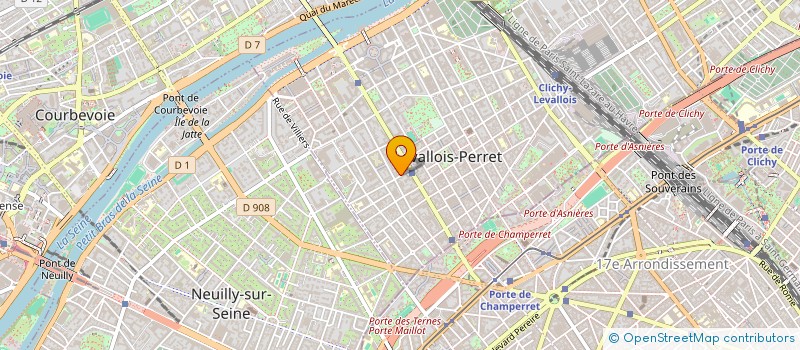 localisation de l'entreprise INDIVISION BIDAULT HELENE - CHEYMOL DAMIEN à LEVALLOIS-PERRET