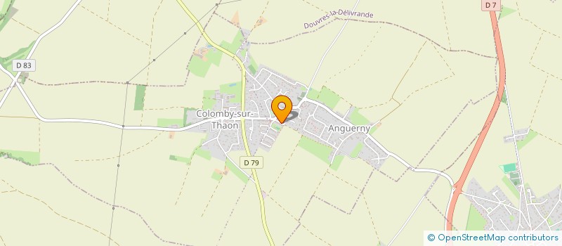 localisation de l'entreprise INDIVISION BIDEAU CADEC  COLOMBY-ANGUERNY