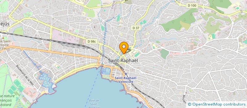 localisation de l'entreprise INDIVISION BIDEUX BERNARD  SAINT-RAPHAEL