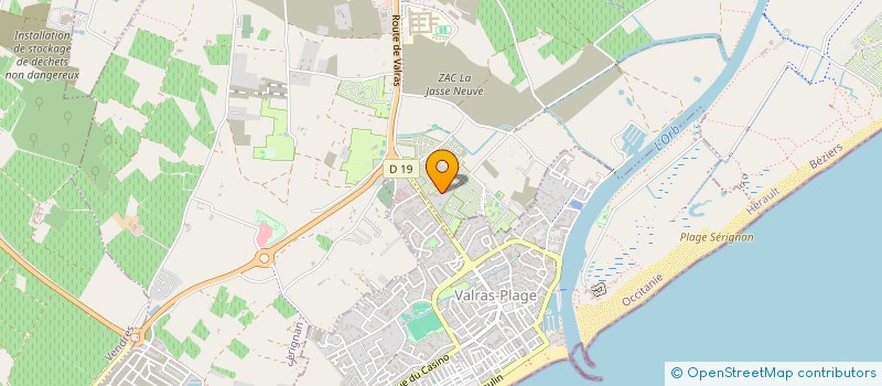 localisation de l'entreprise INDIVISION BIEF à SERIGNAN