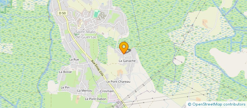 localisation de l'entreprise INDIVISION BIEGA  SAINT-MALO-DE-GUERSAC