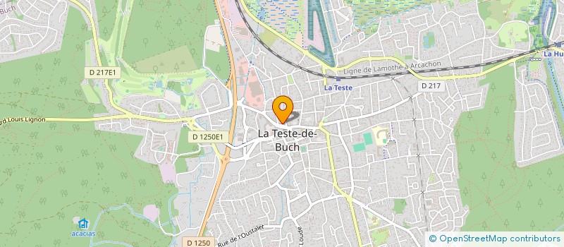 localisation de l'entreprise INDIVISION BIEHLER  LA TESTE-DE-BUCH
