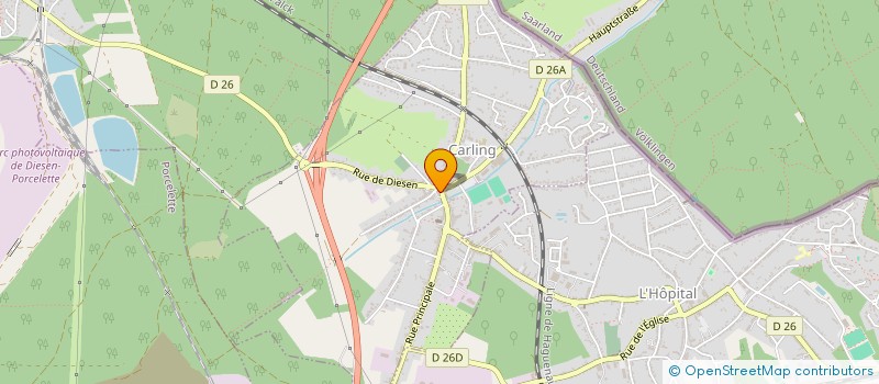 localisation de l'entreprise INDIVISION BIELLI  CARLING