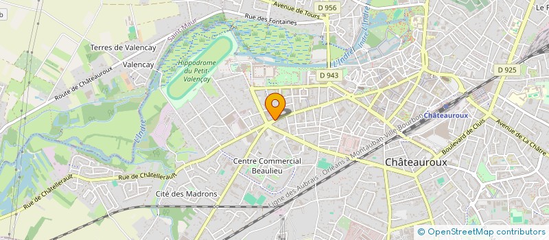 localisation de l'entreprise INDIVISION BIENAIME  CHATEAUROUX