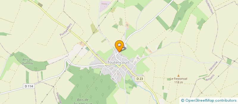 localisation de l'entreprise INDIVISION BIENAIME  TOUTENCOURT