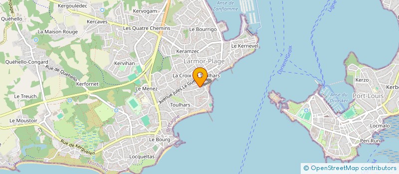 localisation de l'entreprise INDIVISION BIENVENU LANDOUER à LARMOR-PLAGE