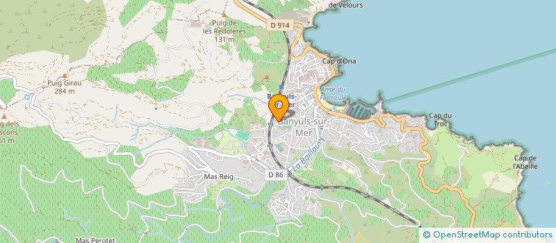 localisation de l'entreprise INDIVISION BIGOT  BANYULS-SUR-MER