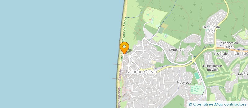 localisation de l'entreprise INDIVISION BILLA  LACANAU