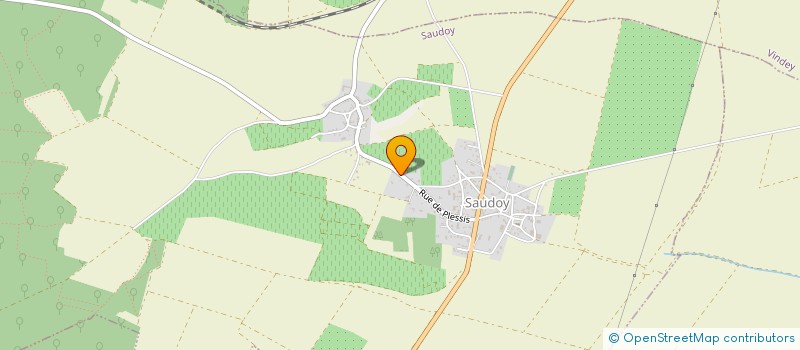 localisation de l'entreprise INDIVISION BILLARD ULYSSE  SAUDOY