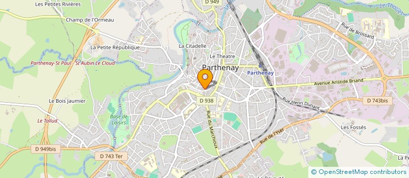 localisation de l'entreprise INDIVISION BILLAUT  PARTHENAY