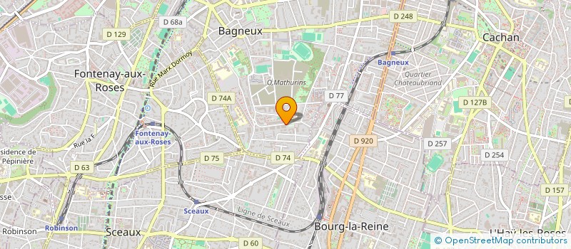 localisation de l'entreprise INDIVISION BILLEY ANTOINE & GROSSRIEDER FREDERIQUE à BAGNEUX