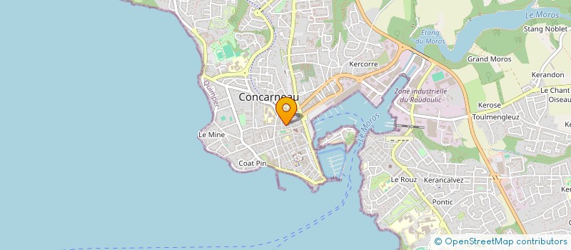 localisation de l'entreprise INDIVISION BILLON SENANT  CONCARNEAU