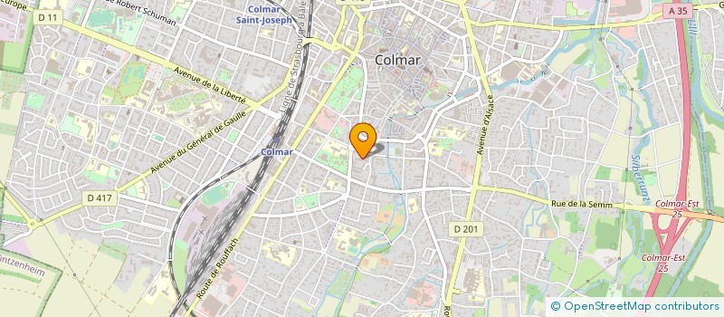 localisation de l'entreprise INDIVISION BILZ  COLMAR