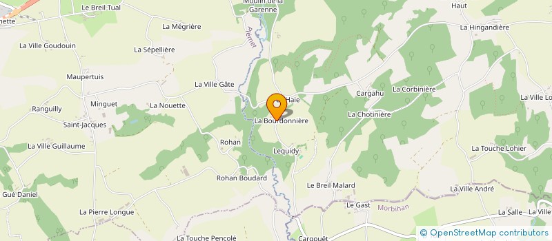 localisation de l'entreprise INDIVISION BINARD à MERDRIGNAC