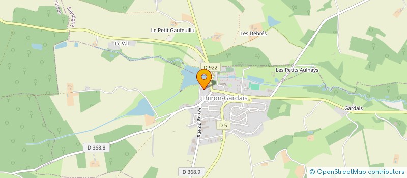 localisation de l'entreprise INDIVISION BINET à THIRON-GARDAIS