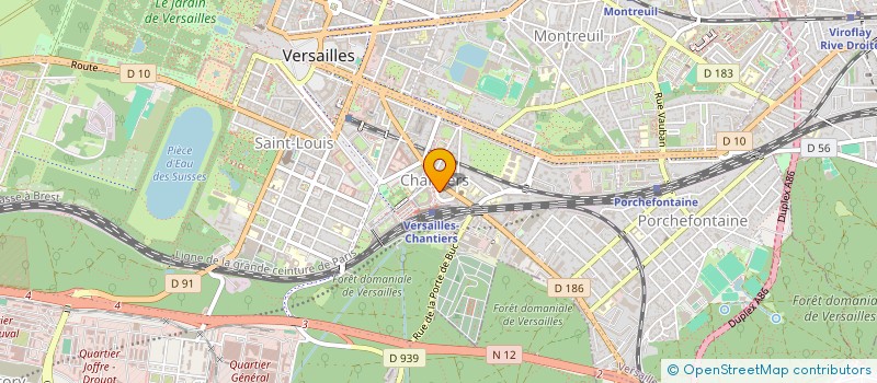 localisation de l'entreprise INDIVISION BINET à VERSAILLES