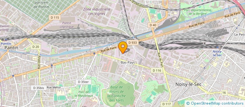 localisation de l'entreprise INDIVISION BINISTI FITOUSSI  ROMAINVILLE