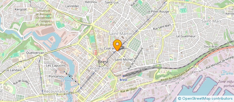 localisation de l'entreprise INDIVISION BINJAMIN  BREST