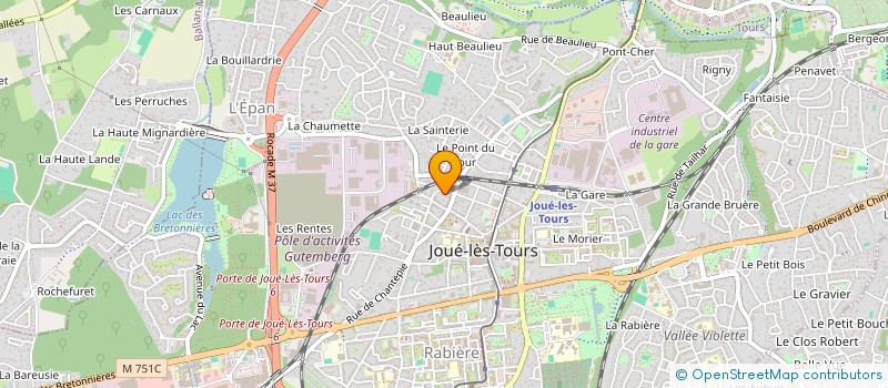 localisation de l'entreprise INDIVISION BIOT DAGUET  JOUE-LES-TOURS