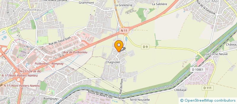 localisation de l'entreprise INDIVISION BIRAUD ET AUDIN  DOMPIERRE-SUR-MER