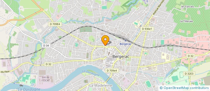 localisation de l'entreprise INDIVISION BISCARRAT BELLET à BERGERAC