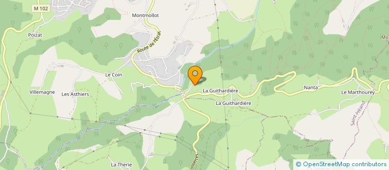 localisation de l'entreprise INDIVISION BISSARDON DANCER  SAINT-HEAND