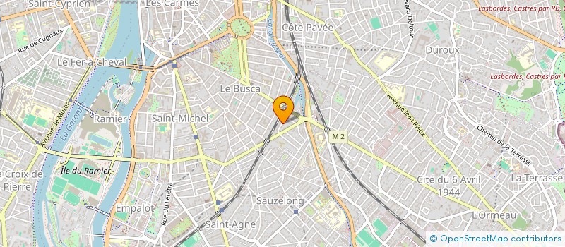 localisation de l'entreprise INDIVISION BISSEUIL - MASSACRET à TOULOUSE