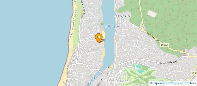 localisation de l'entreprise INDIVISION BITTAR  SOORTS-HOSSEGOR