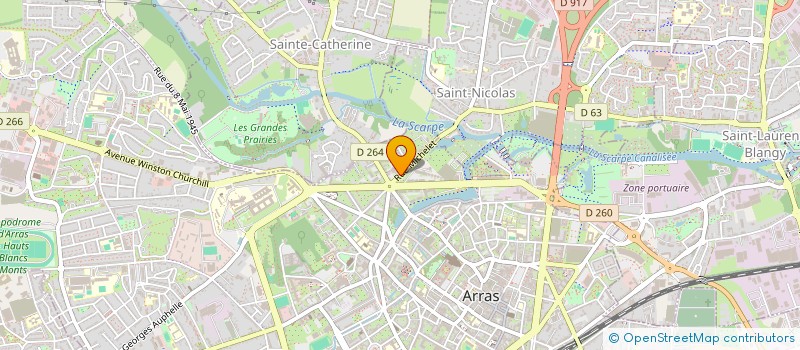 localisation de l'entreprise INDIVISION BIZE THIERRY ET AUTRE à ARRAS