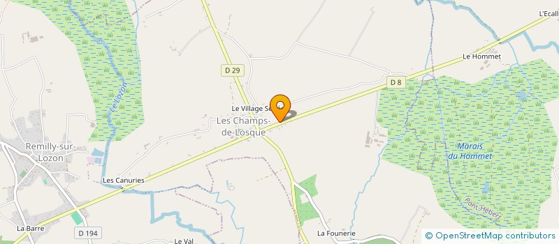 localisation de l'entreprise INDIVISION BIZERAY MARY à REMILLY LES MARAIS