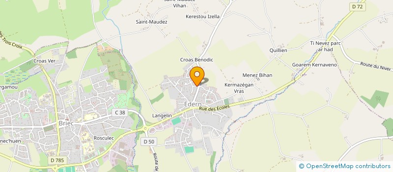 localisation de l'entreprise INDIVISION BIZIEN ET KEREBEL  EDERN