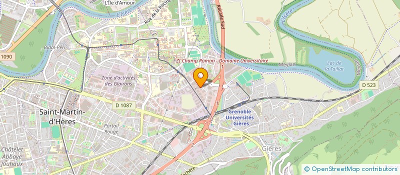 localisation de l'entreprise INDIVISION BLACHIER / BOUCHARENS  GIERES