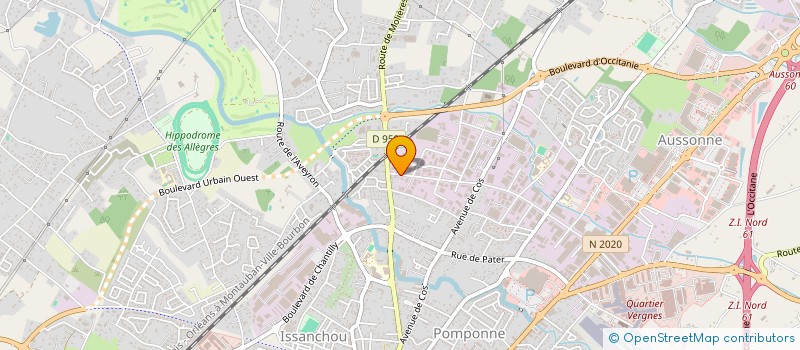 localisation de l'entreprise INDIVISION BLADANET -  NICHANIAN  MONTAUBAN