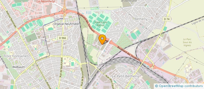 localisation de l'entreprise INDIVISION BLAISE  BETHENY